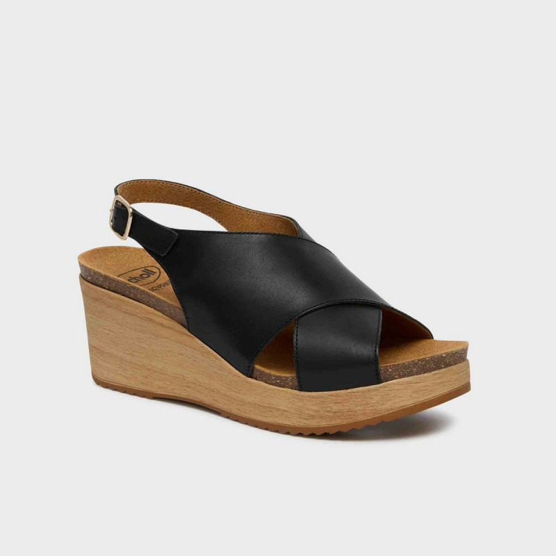 SCHOLL Milos dámske sandále černé 1 pár, Velikost obuvi: 40
