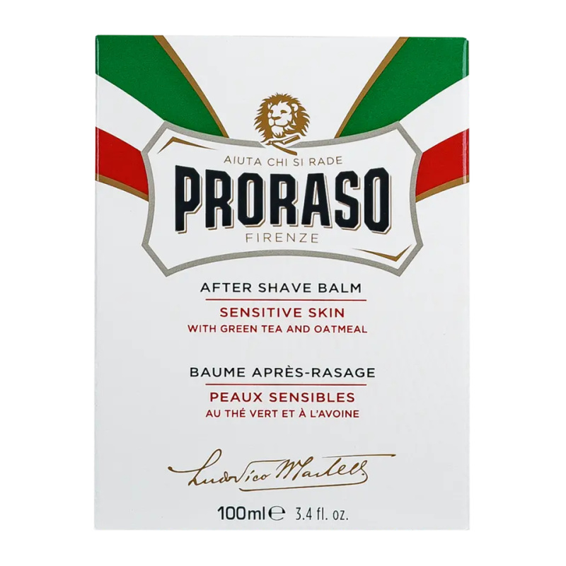 Proraso White balzám po holení pro citlivou pleť 100 ml