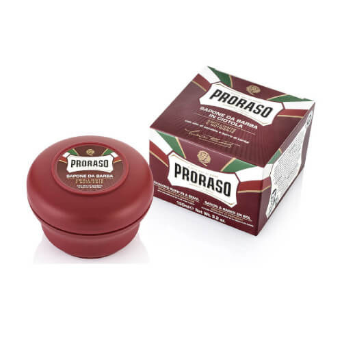 Proraso Red mýdlo na holení pro tvrdé vousy na vousy 150 ml