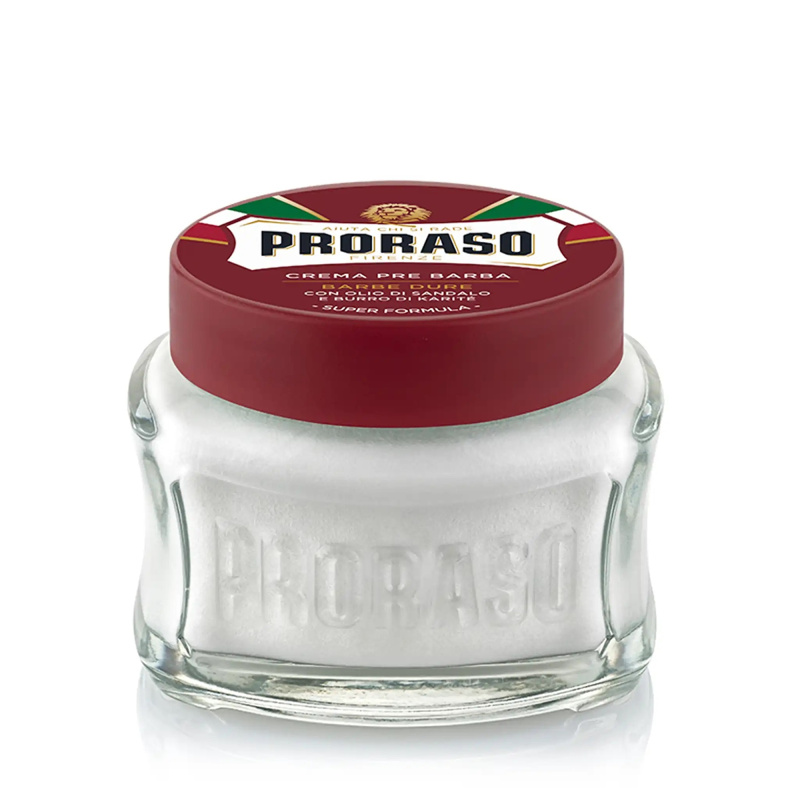 Proraso Red krém před holením na tvrdé vousy 100 ml