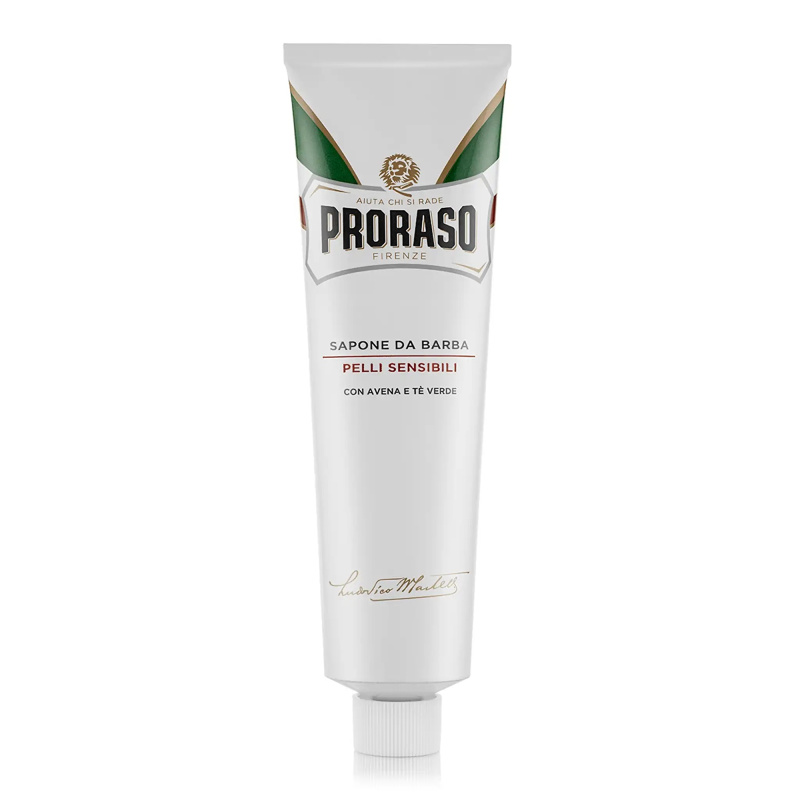 Proraso White mýdlo na holení pro citlivou pleť v tubě 150 ml