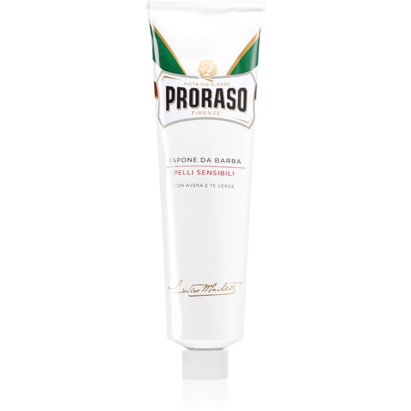 Proraso White mýdlo na holení pro citlivou pleť v tubě 150 ml