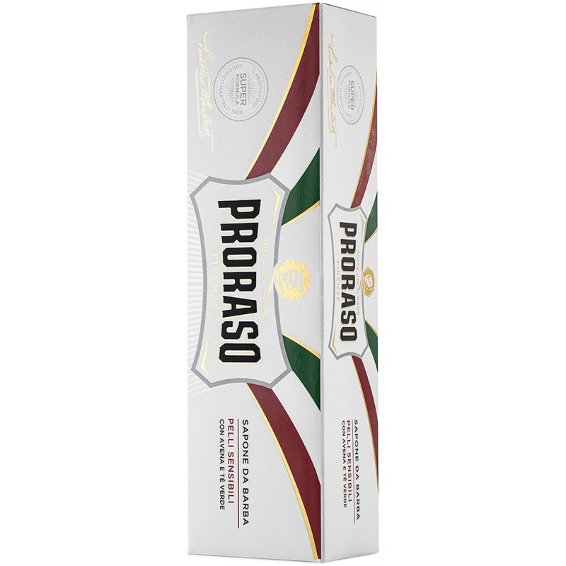 Proraso White mýdlo na holení pro citlivou pleť v tubě 150 ml