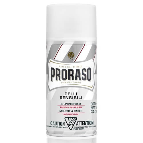 Proraso White pěna na holení pro citlivou pleť 300 ml