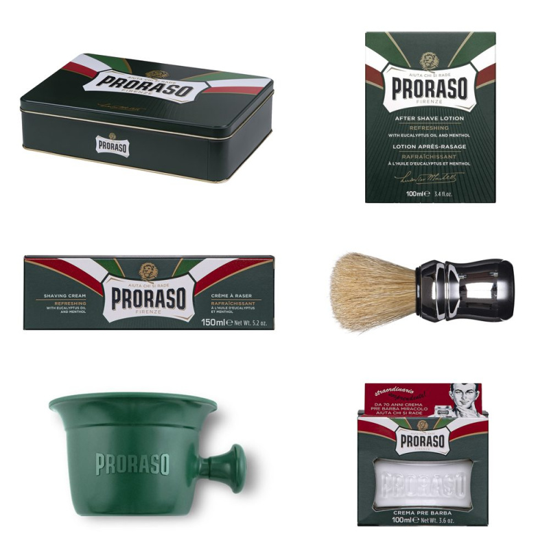 Proraso Velká dárková sada na holení-eukalyptus