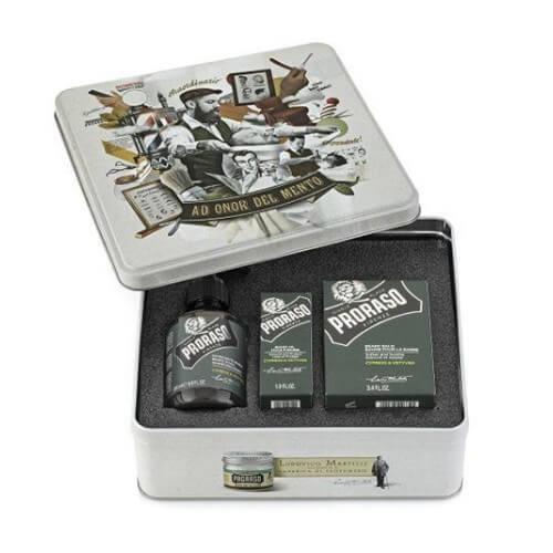 Proraso Set Beard Routine sada na vousy Cypress and Vetyver