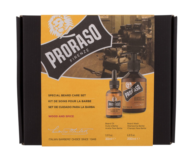 Proraso Set Beard Original dárková sada na vousy pro muže Wood and Spice