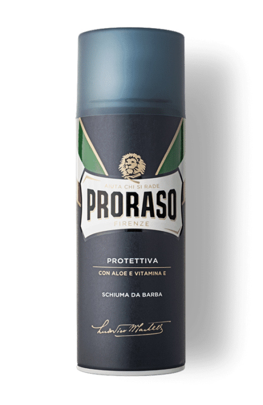 Proraso ochranná pěna na holení (Schiuma da Barba Protettiva con Aloe e Vitamina E) 400ml
