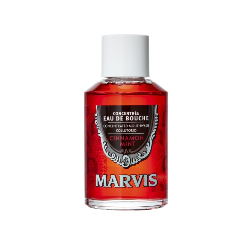 Marvis Concentrated Mouthwash Cinnamon Mint koncentrovaná ústní voda pro svěží dech 120 ml