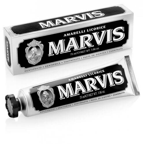 Marvis The Mints Amarelli Licorice zubní pasta příchuť Amarelli Licorice-Mint 85 ml