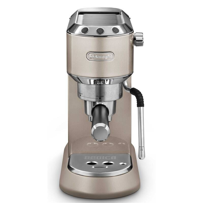 DeLonghi Pákový kávovar Espresso De'Longhi Dedica Arte EC885.BG / 1350 W / 1,1 l / 15 bar / béžová Varianta: ivi1