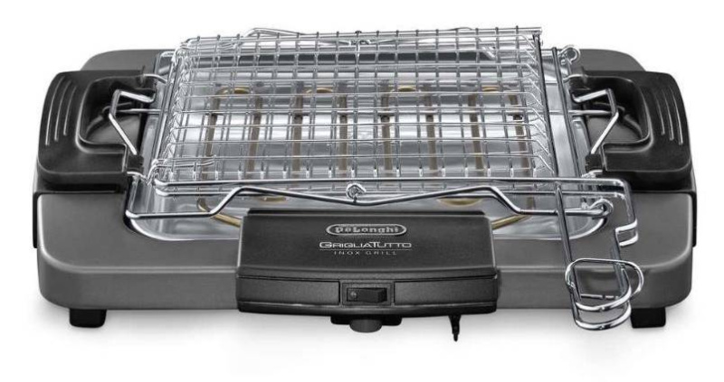 DeLonghi Elektrický gril De'Longhi BQ60.X / 28 x 27 cm / 1900 W / černá/šedá Varianta: ivi1