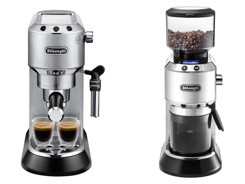 Delonghi Pákový kávovar Dedica Style Barista Bundle - »KG 521.M«, »KG 685.M«