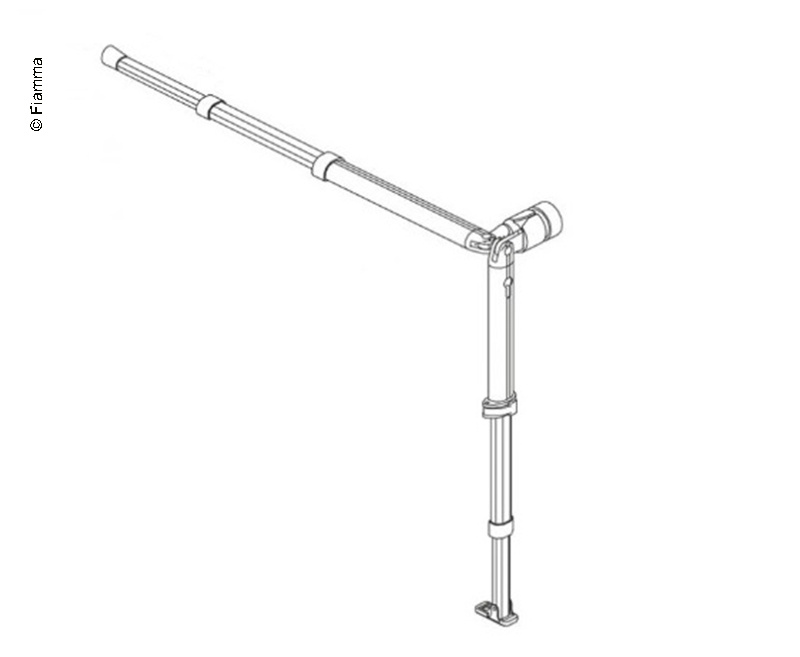 FIAMMA Napínací a podpěrná konzola, pravá CS310