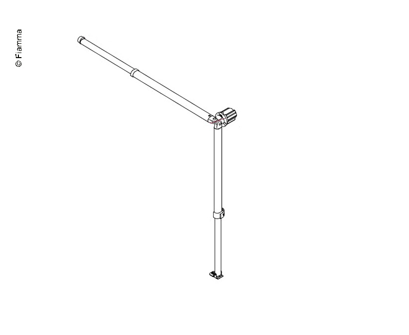 FIAMMA Patka krokve/podpěry vlevo CS310