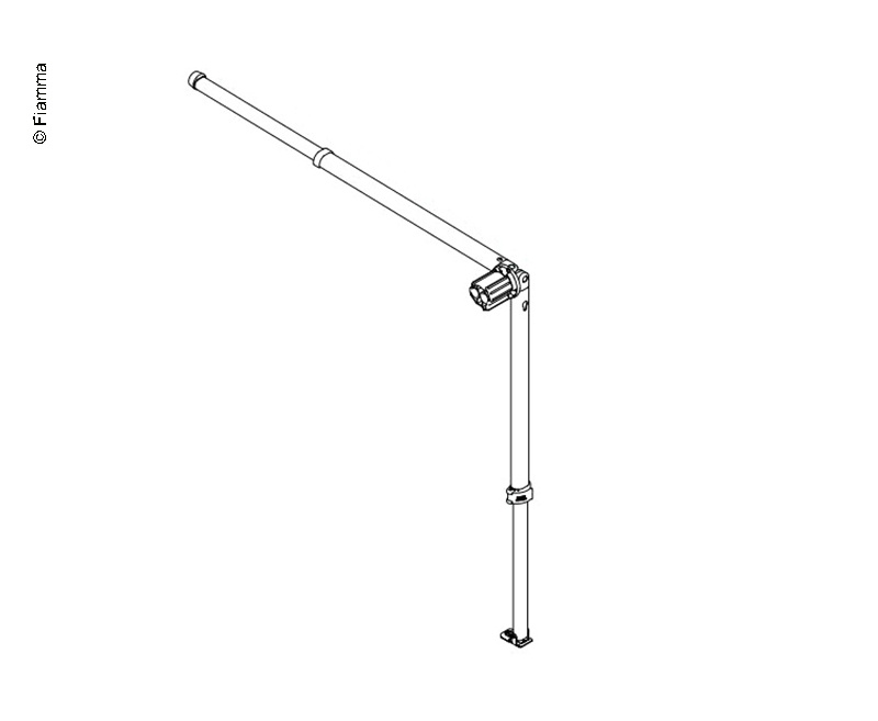 FIAMMA Krokve/podpěrná patka pravá CS310