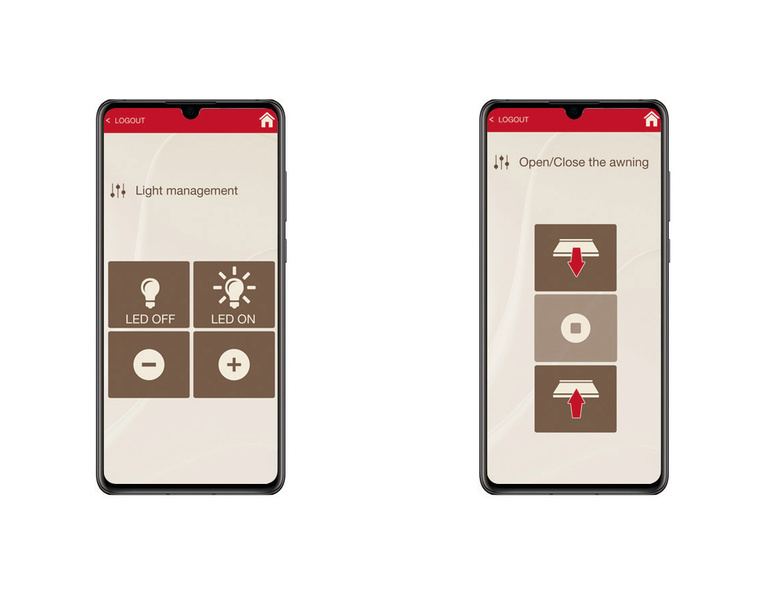 FIAMMA 12 V motorová sada Advanced pro F80, tmavě černá