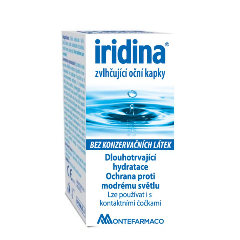 IRIDINA Zlhčující oční kapky 10 ml