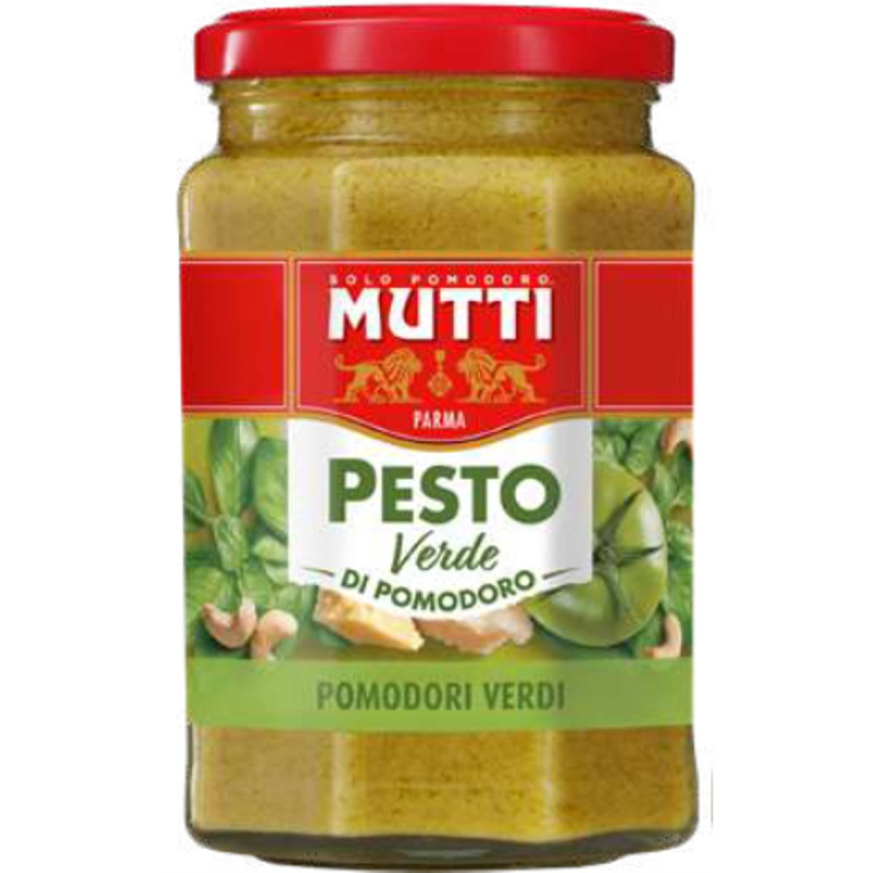 Mutti Rajčatové pesto zelené sklo