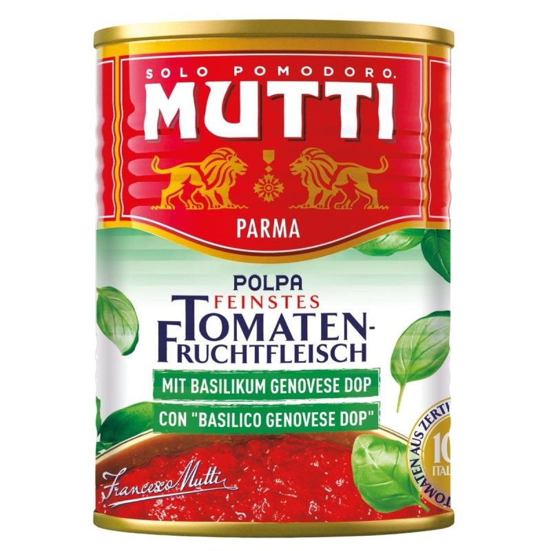 Mutti Drcená rajčata s bazalkou