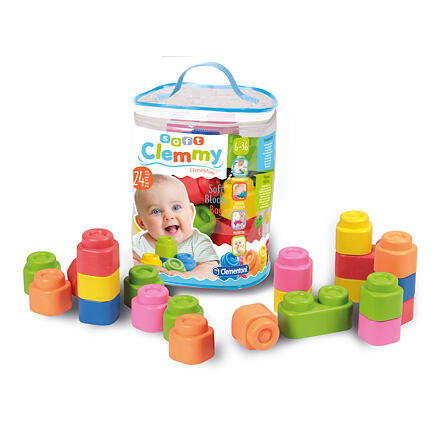 Clementoni Clemmy baby - 24 kostek v plastovém pytli
