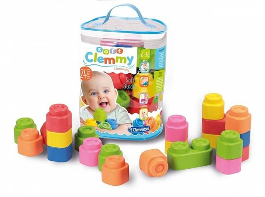 Clementoni Clemmy baby - 24 kostek v plastovém pytli