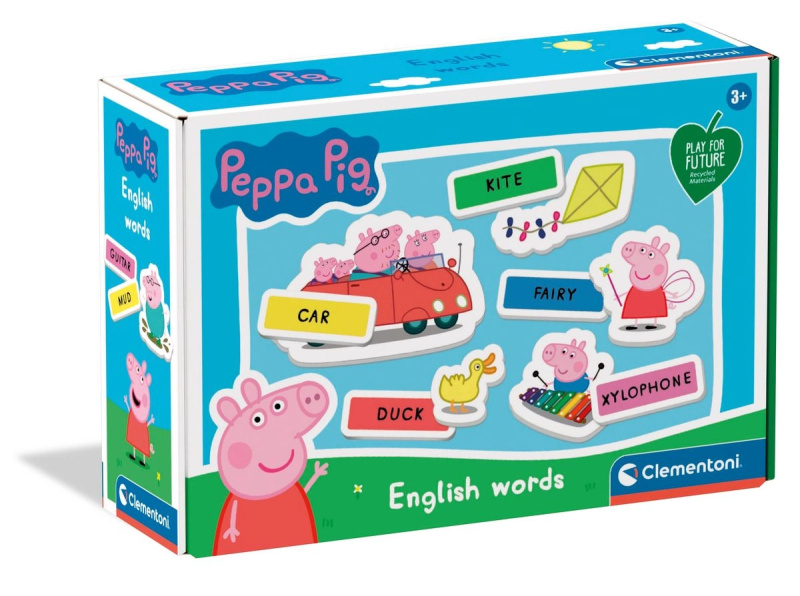 Angličtina pro nejmenší s PRASÁTKEM PEPPA – vzdělávací hra Clementoni