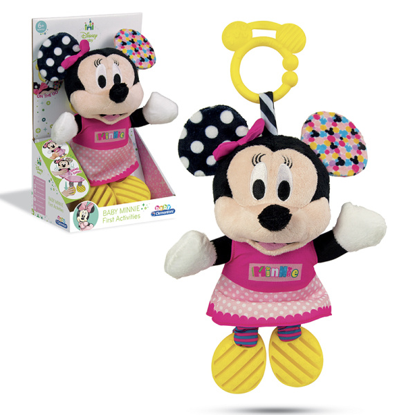 Clementoni Minnie plyšová se zvuky a úchytem