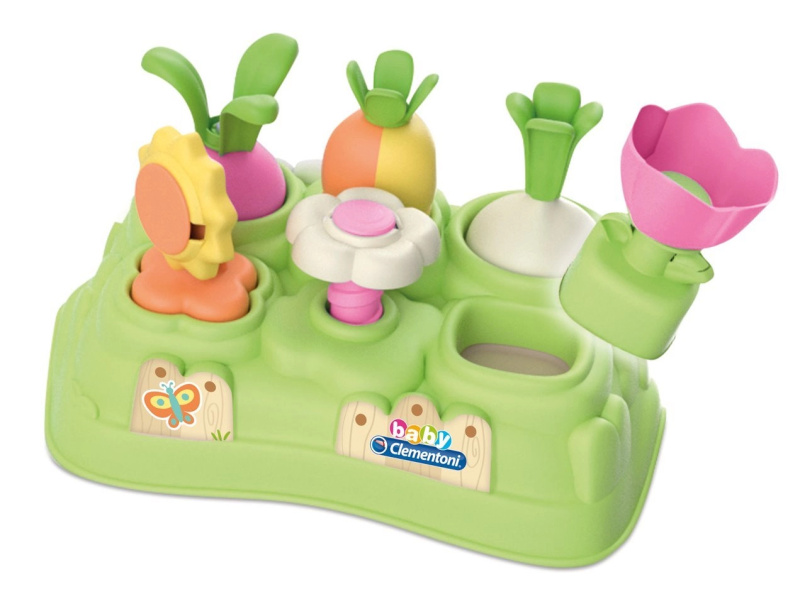 CLEMENTONI BABY Vkládačka Barevná zahrada (Play For Future)