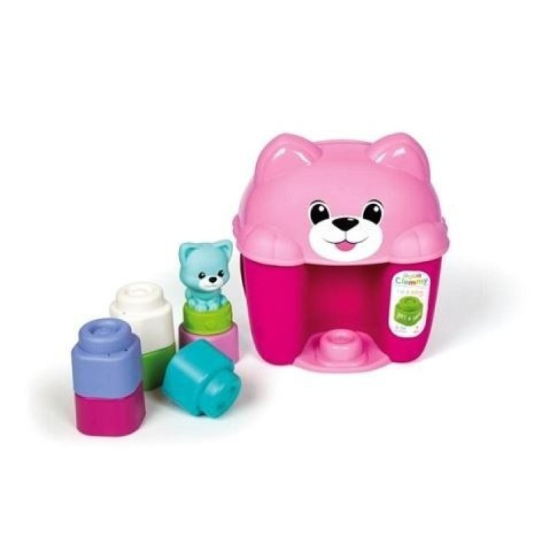 Clemmy baby kyblík s kostkami kočička