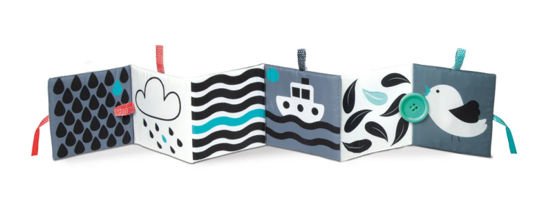 Clementoni Clemmy baby Dětská knížka, černo-bílá