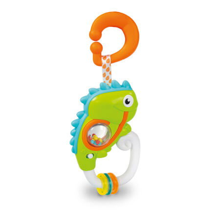 CLEMENTONI BABY Interaktivní chrastítko Veselý chameleon