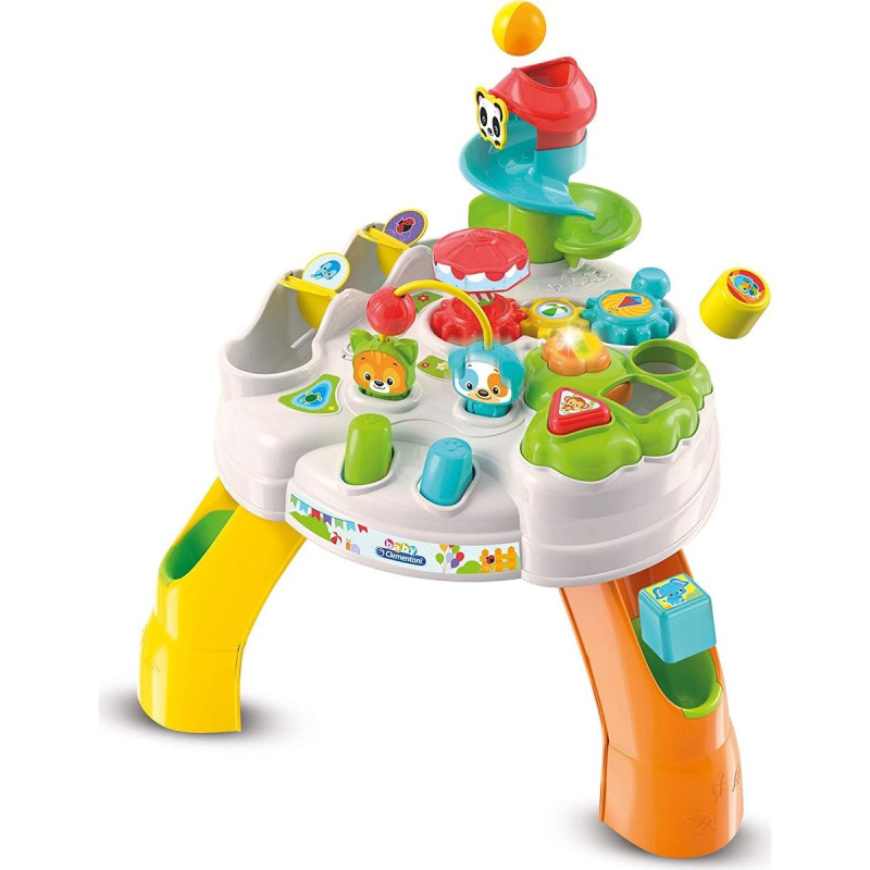 Clemmy baby - Veselý hrací stolek s kostkami a zvířátky