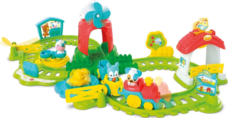 Clementoni Baby velká vláčkodráha farma