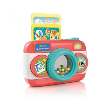 CLEMENTONI BABY Interaktivní fotoaparát se světlem a zvuky