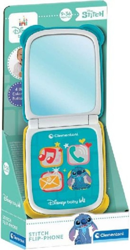 Clementoni Baby skládací telefon Stitch
