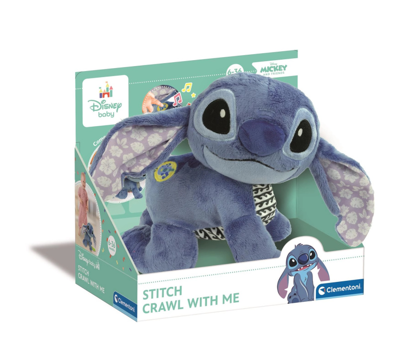 Interaktivní plyšová hračka DISNEY BABY Stitch od Clementoni