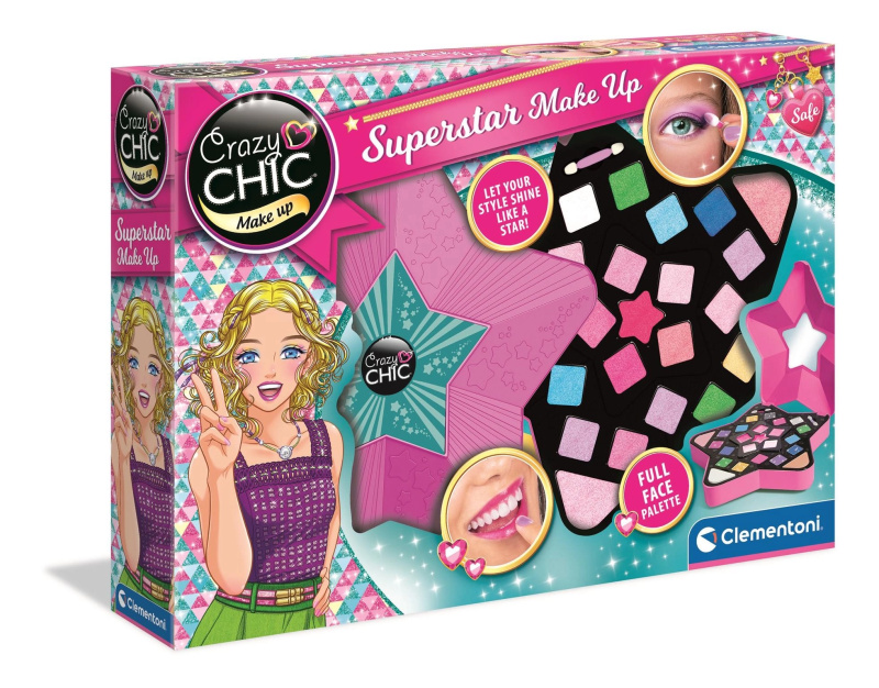 Clementoni Crazy Chic superstar make up hvězda
