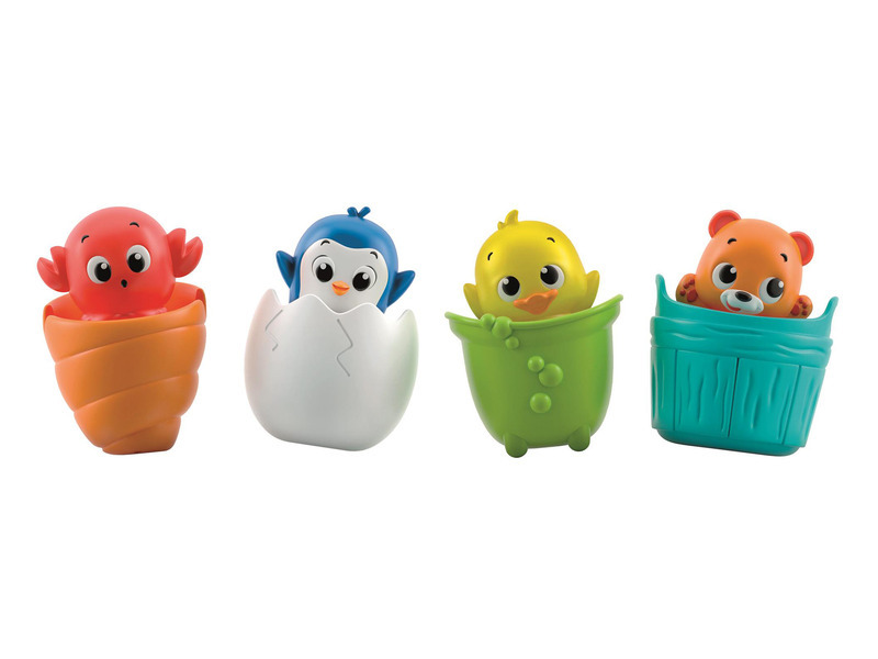 CLEMENTONI BABY Peekaboo Vodní kamarádi: Vykukující krab