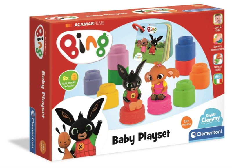 Clemmy baby - BING -  Kostky s knížkou