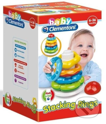 Clementoni Baby Stohovací kroužky Play For Future