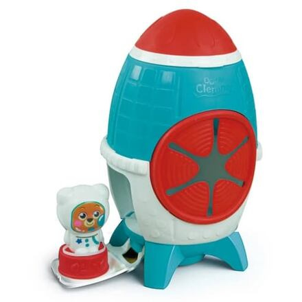 CLEMENTONI SOFT CLEMMY Box Vesmírná raketa s 5 kostkami