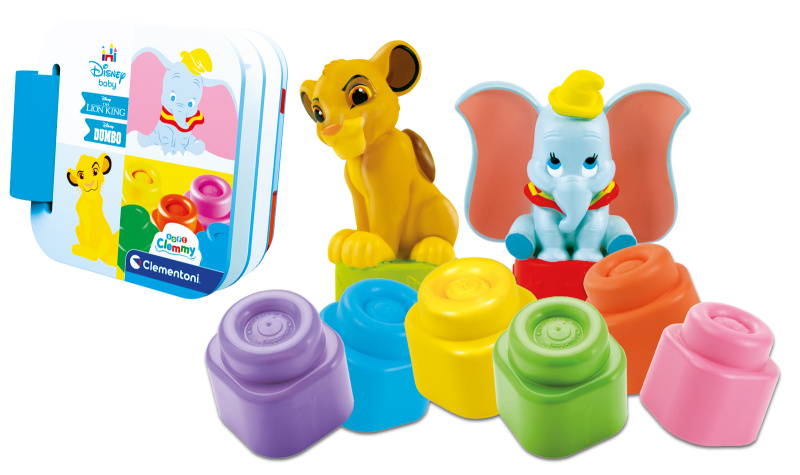 Soft Clemmy Hrací sada s knížkou Disney Simba a Dumbo