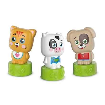 CLEMENTONI Soft Clemmy Hrací sada s knížkou Milá zvířátka