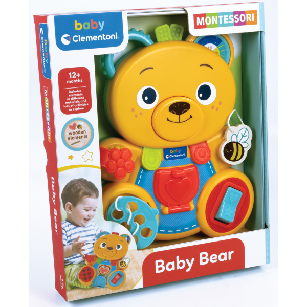 Clementoni Montessori baby medvídek Busy