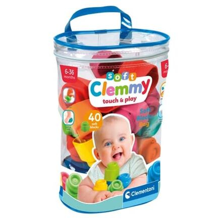 Clemmy baby soft - Kostky, 40ks v plastovém pytli