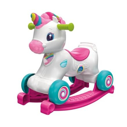 Clemmy baby - Dětské interaktivní odrážedlo unicorn 3v1