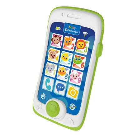 CLEMENTONI Baby můj první smartphone na baterie pro miminko Světlo