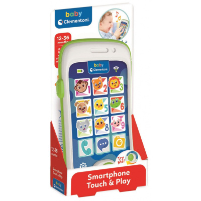 CLEMENTONI Baby můj první smartphone na baterie pro miminko Světlo