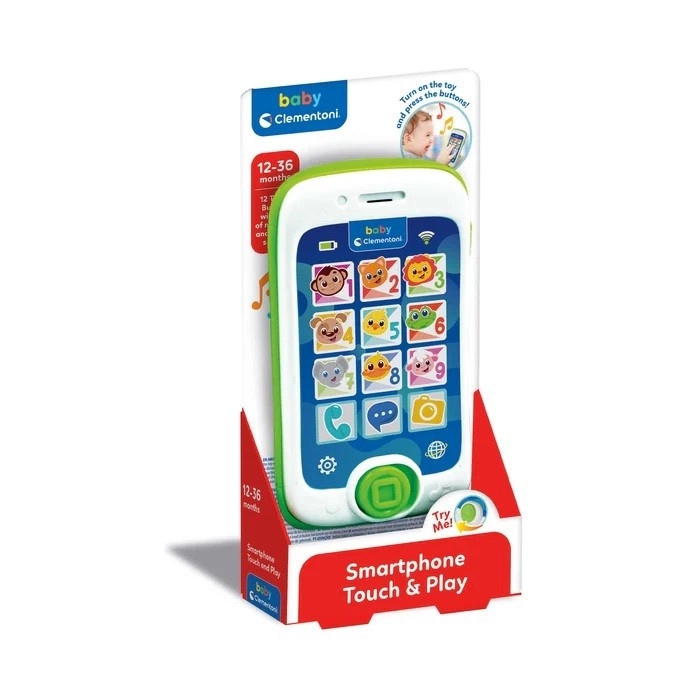 CLEMENTONI Baby můj první smartphone na baterie pro miminko Světlo